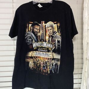WWE Wrestlemania 39 2023 Brock Omos Parking Lot‎ Shirt Medium Hollywood